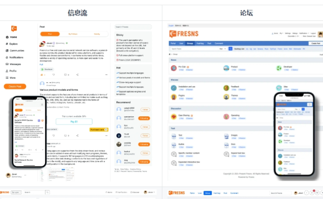 分享一款开源免费社交网络服务软件-Fresns